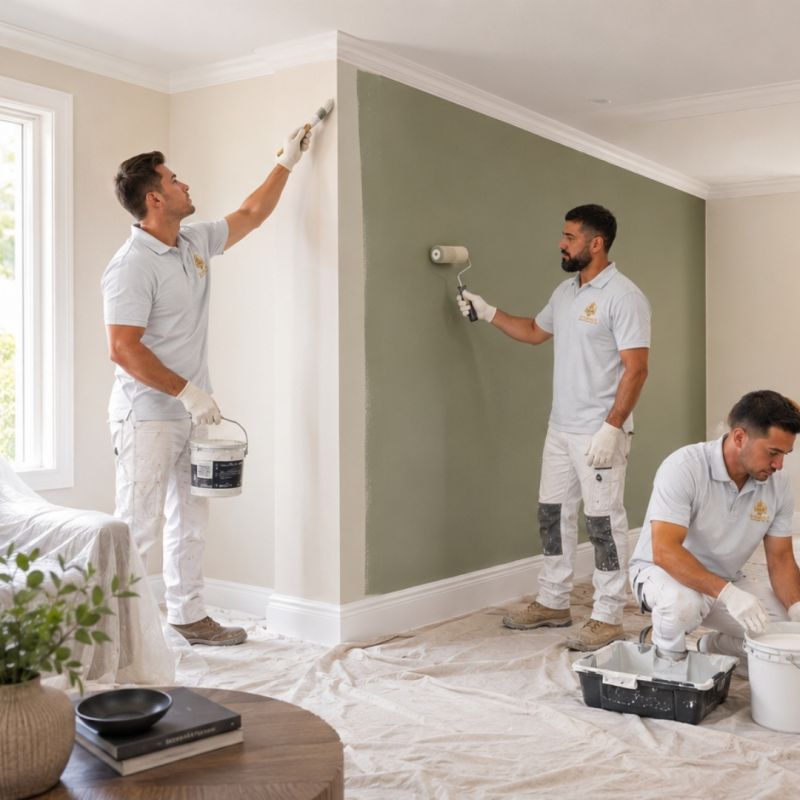 Professional interior painting Sydney services with expert color consultation and quality finishes