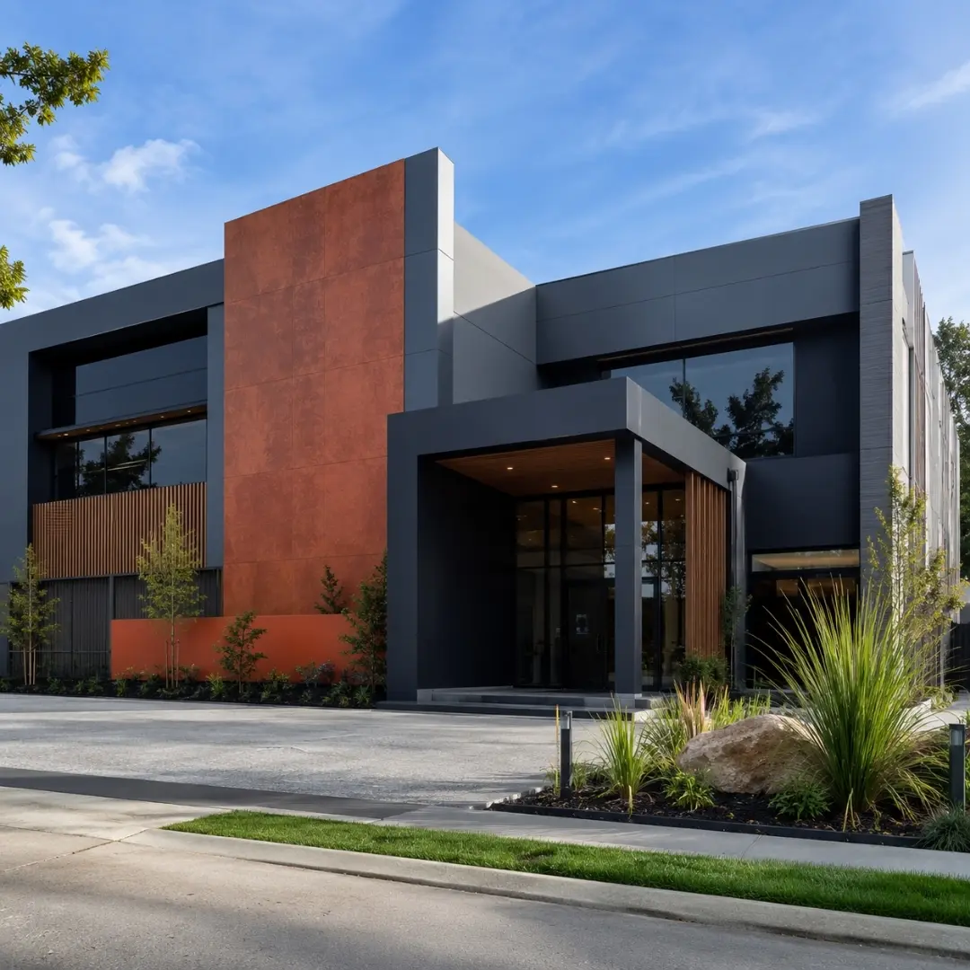 Freshly painted Sydney commercial building interior and exterior