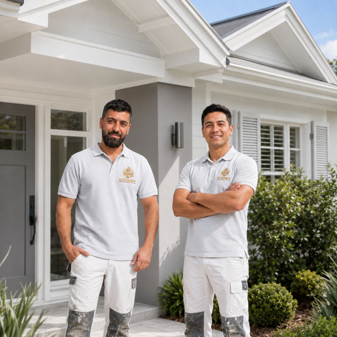 Sydney Paintmasters crew rolling a fresh exterior coat on an Eastern Suburbs home near the Waverley coast