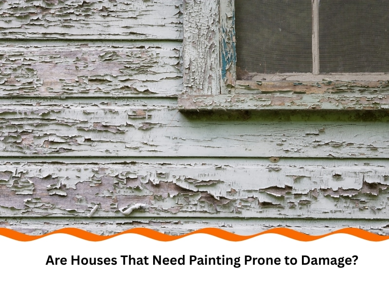 Peeling paint on timber cladding of houses that need painting in Sydney