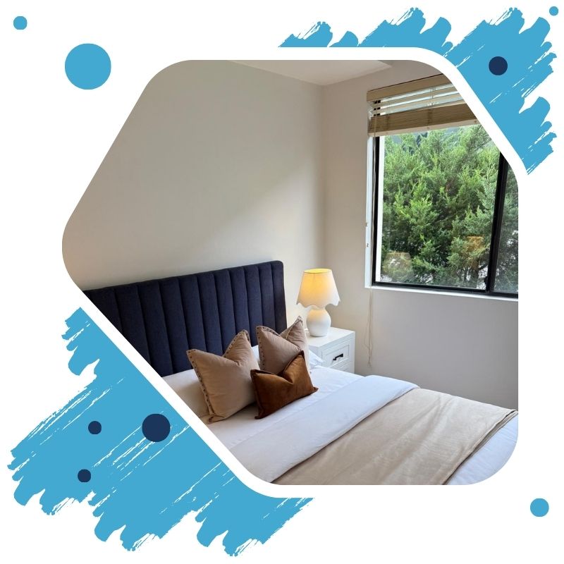 Finished interior painting Sydney project with premium finish and warm tones.